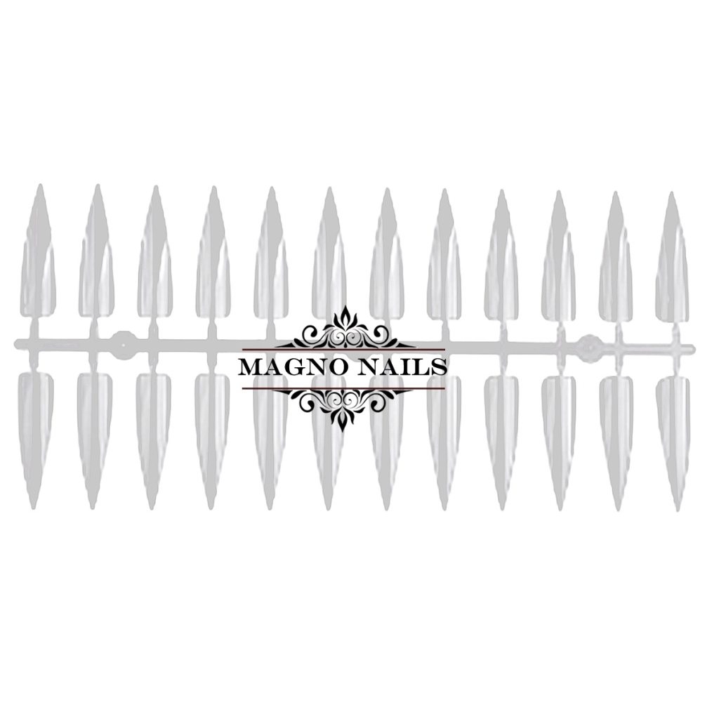 Präsentation Stiletto Tips mit 240 Tips Natur Nageldesign Nägel Nails Nagelstudio