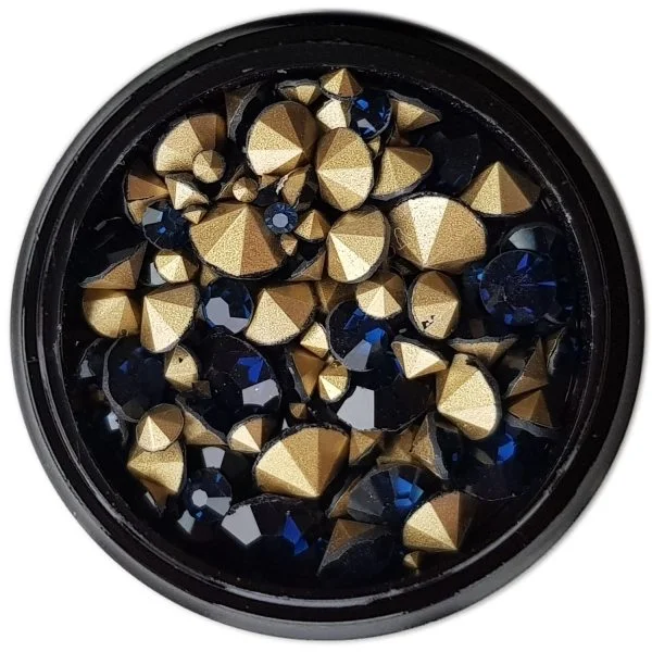 Mix - Nail Art - Strasssteine Set - Blue Nail Nagelstudio Nägel Nailart Nail art