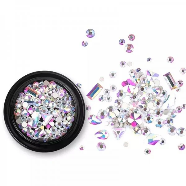 Mix - Nail Art - Strasssteine Set - Crystal AB Nail Nagelstudio Nägel Nailart Nail art