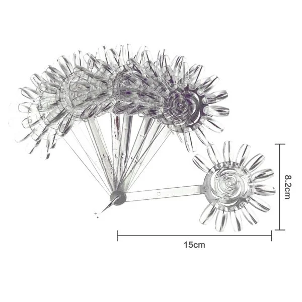 Tip Präsentationsdisplay Rose - 10er Set klar
