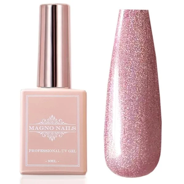 UV Gel - 6056 - Glitter Gel Lack - Rosy Romance