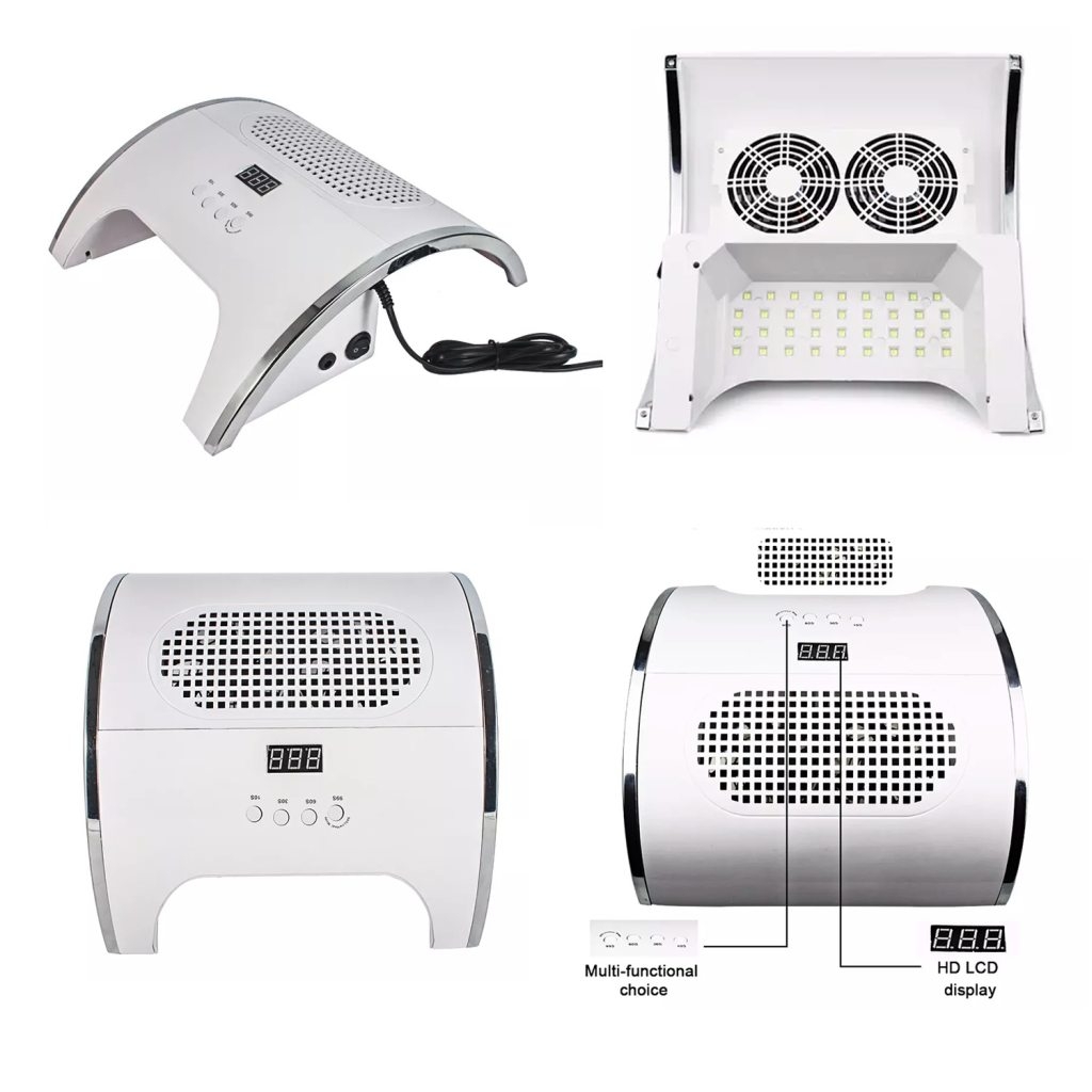 2 in 1 LED Lampe - UV Lichthärtungsgerät mit Staubabsaugung