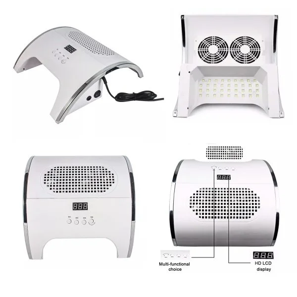 2 in 1 LED Lampe - UV Lichthärtungsgerät mit Staubabsaugung