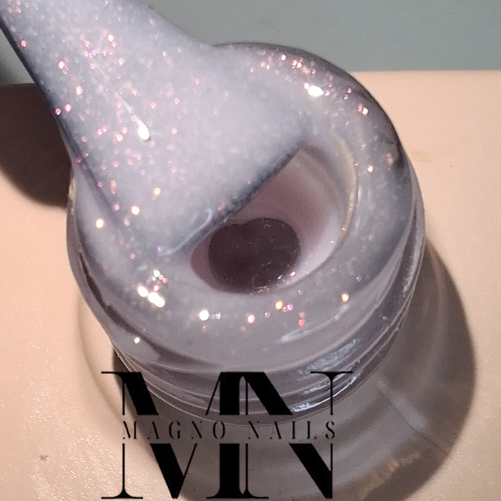 UV Gel - Versiegelungsgel - rosa milchig Glitter ohne Schwitzschicht