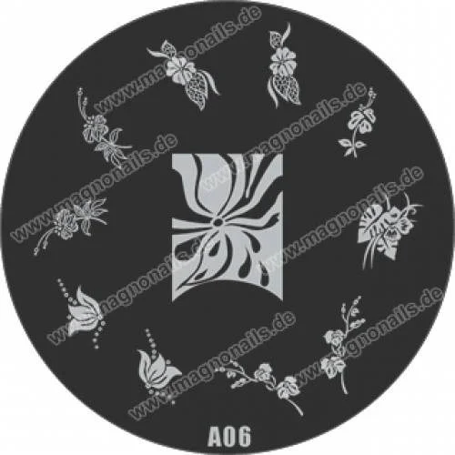Nail Stamping Schablone A06