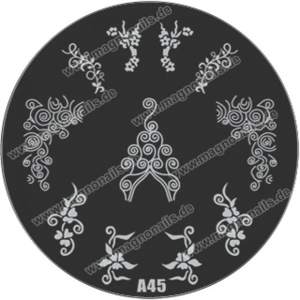 Nail Stamping Schablone