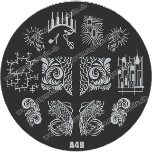 Nail Stamping Schablone