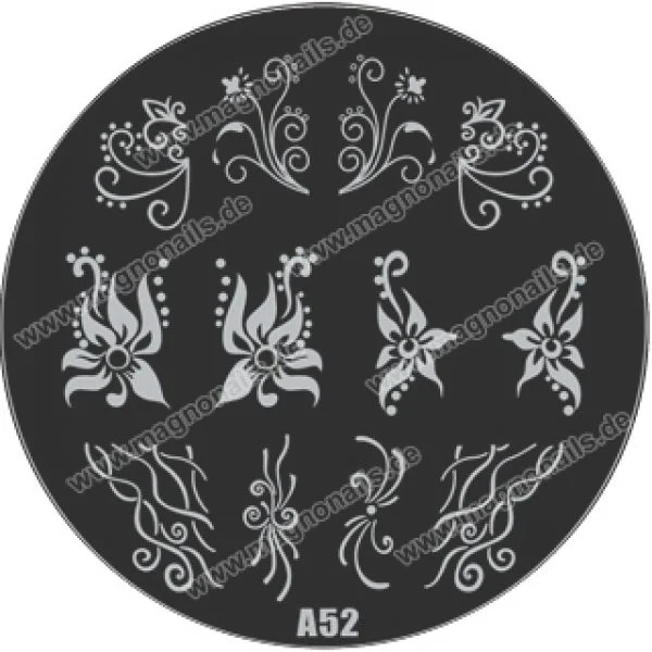 Nail Stamping Schablone