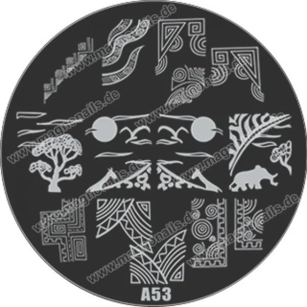 Nail Stamping Schablone