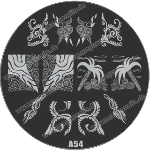 Nail Stamping Schablone