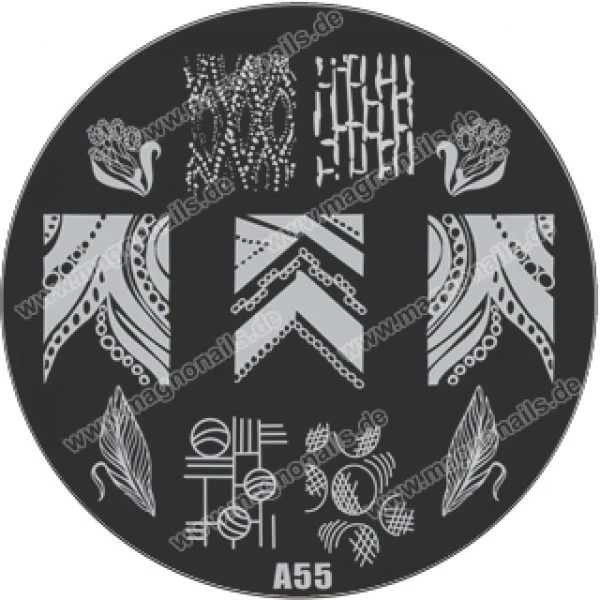 Nail Stamping Schablone