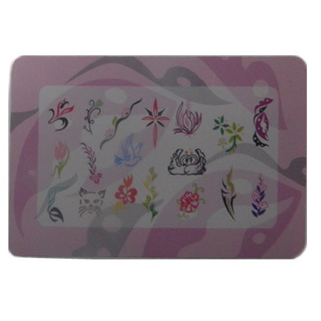 Nail Art Stamping Abziehkarte