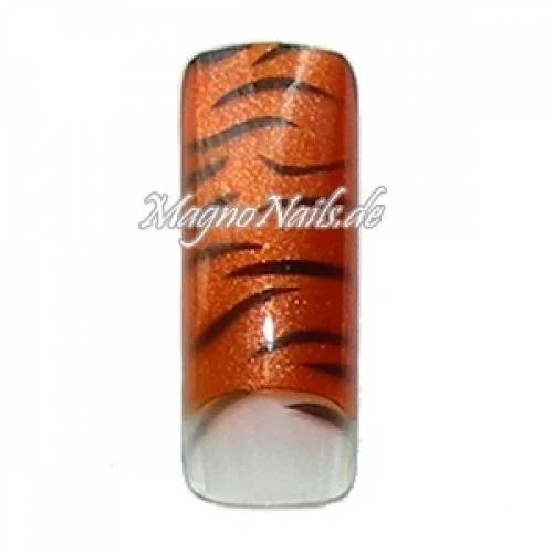 Airbrush Tips Profitips French Design Nageltips Orange Tiger