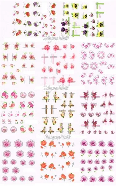 2D Nail Art Sticker