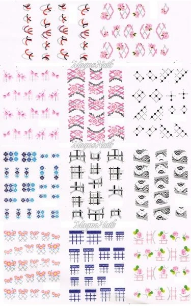 2D Nail Art Sticker