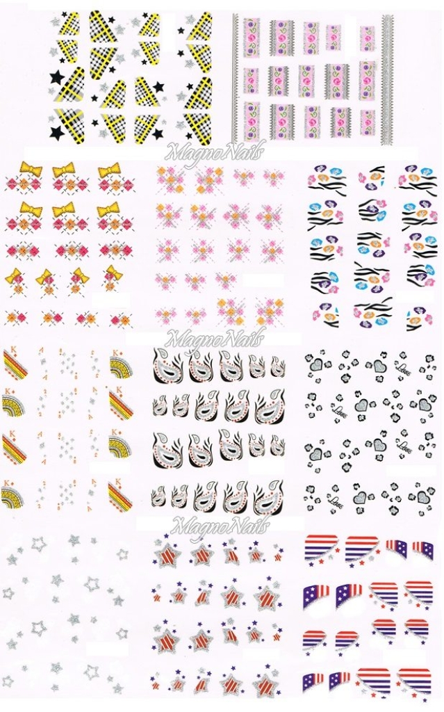 2D Nail Art Sticker