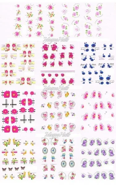 2D Nail Art Sticker