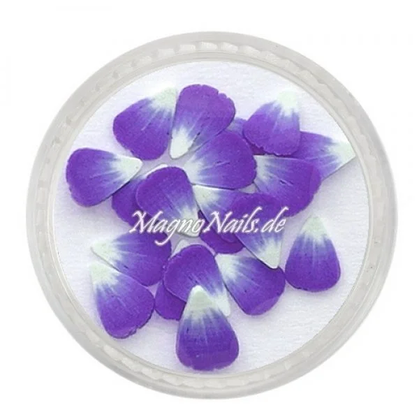 Einlegemotive - Fimo Shapes - Blüte flieder Nail Art Nails Nagel Nögel Nailart