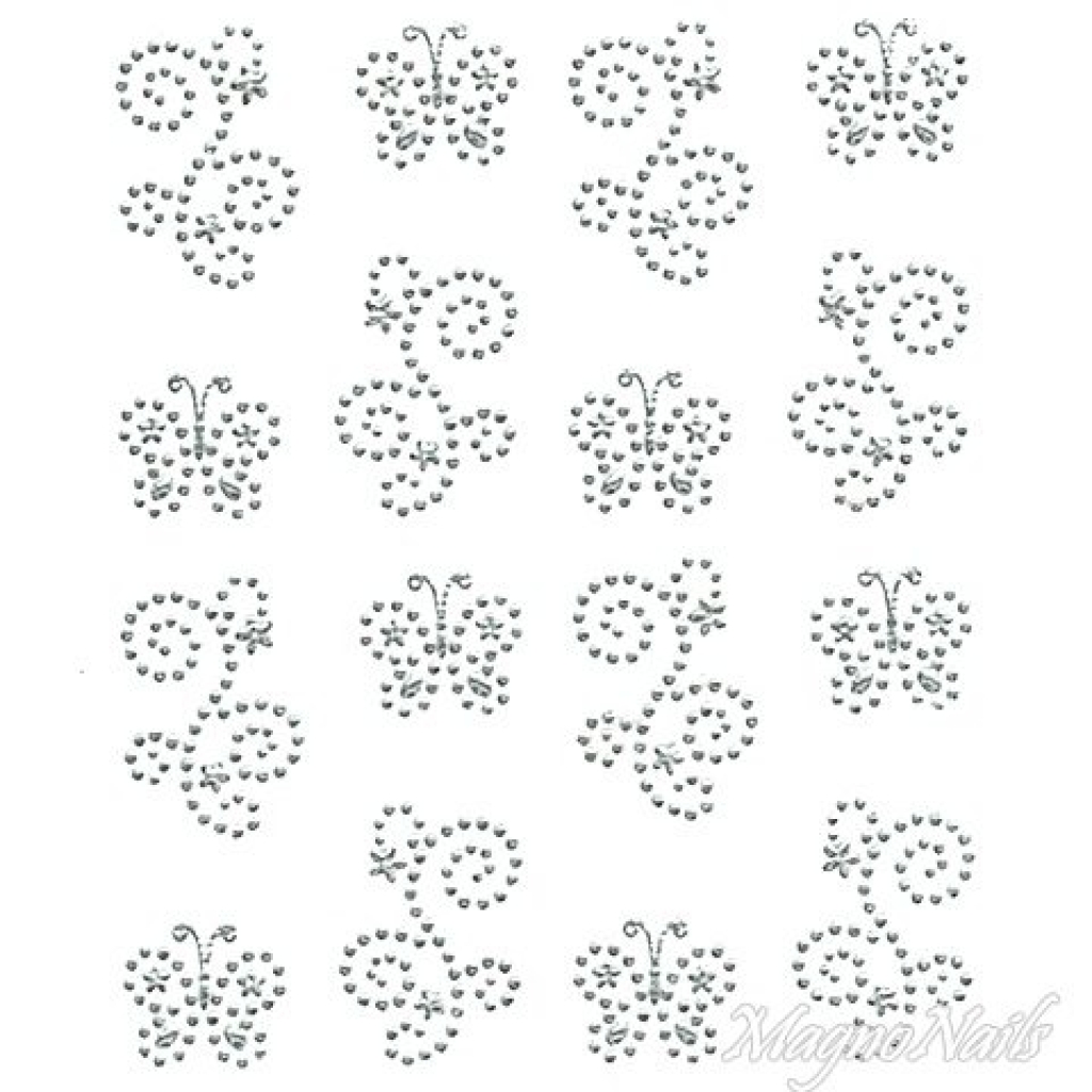 Crystal Nail Sticker - Bindis - crystal Strasssteine Strass Aufkleber selbstklebende Nailar Nail art