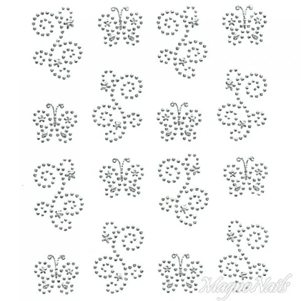 Crystal Nail Sticker - Bindis - crystal Strasssteine Strass Aufkleber selbstklebende Nailar Nail art