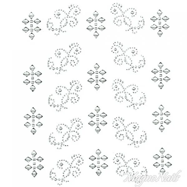 Crystal Nail Sticker - Bindis - crystal Strasssteine Strass Aufkleber selbstklebende Nailar Nail art