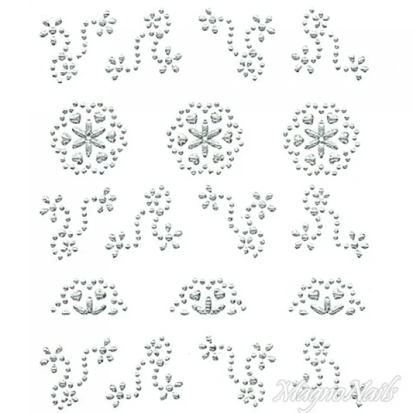 Crystal Nail Sticker - Bindis - crystal Strasssteine Strass Aufkleber selbstklebende Nailar Nail art