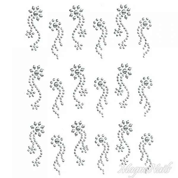 Crystal Nail Sticker - Bindis - crystal Strasssteine Strass Aufkleber selbstklebende Nailar Nail art