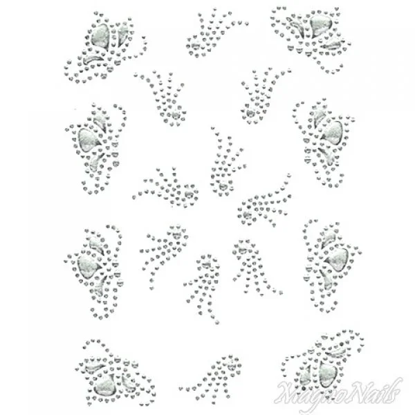 Crystal Nail Sticker - Bindis - crystal Strasssteine Strass Aufkleber selbstklebende Nailar Nail art