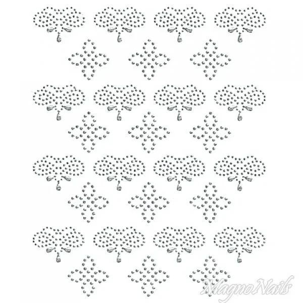 Crystal Nail Sticker - Bindis - crystal Strasssteine Strass Aufkleber selbstklebende Nailar Nail art