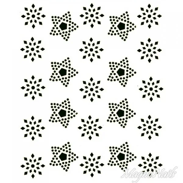 Crystal Nail Sticker - Bindis - schwarz Strasssteine Strass Aufkleber selbstklebende Nailart Nail art