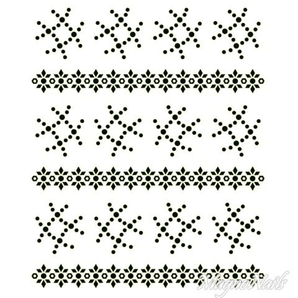 Crystal Nail Sticker - Bindis - schwarz Strasssteine Strass Aufkleber selbstklebende Nailart Nail art
