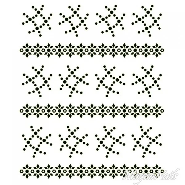 Crystal Nail Sticker - Bindis - schwarz Strasssteine Strass Aufkleber selbstklebende Nailart Nail art