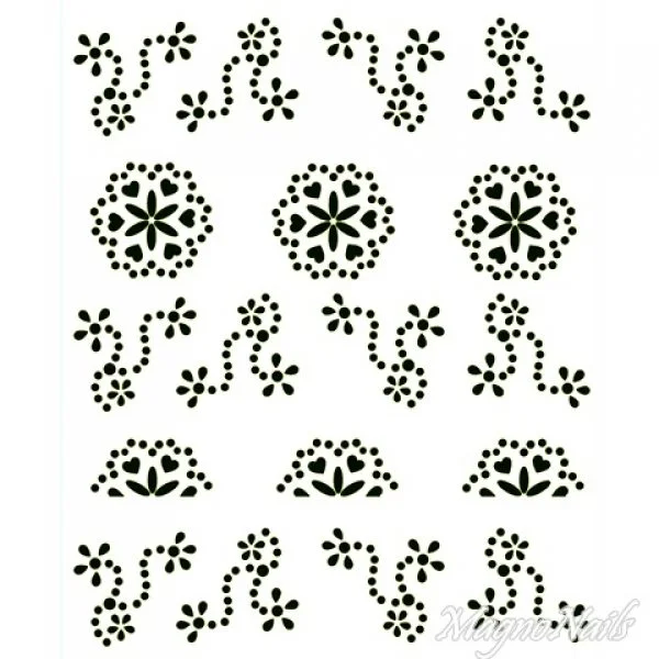 Crystal Nail Sticker - Bindis - schwarz Strasssteine Strass Aufkleber selbstklebende Nailart Nail art