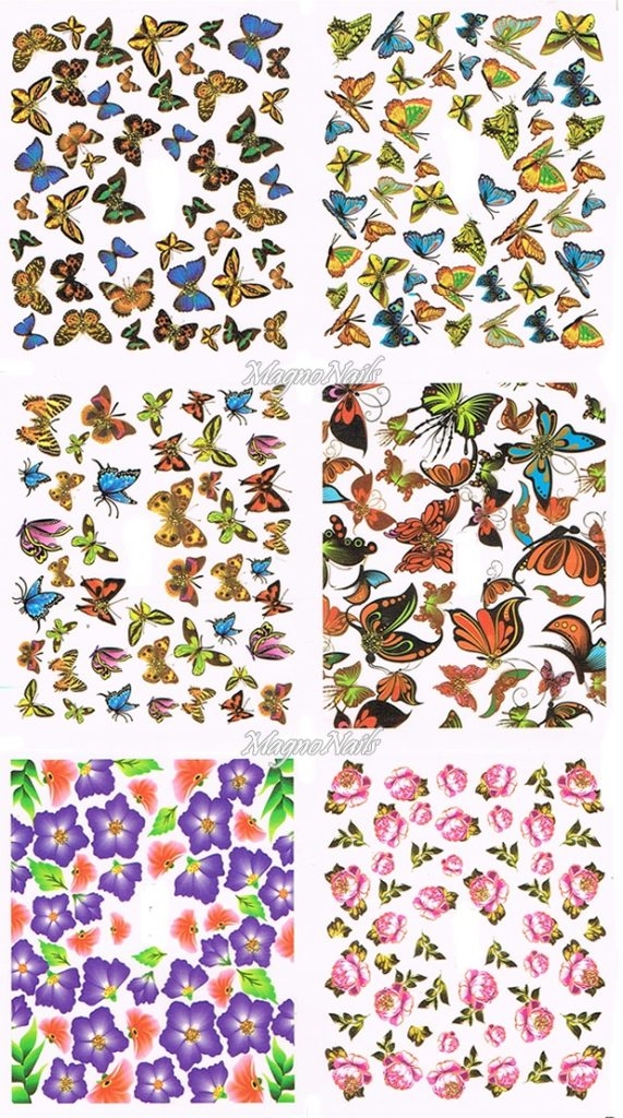 2D Nail Art Sticker