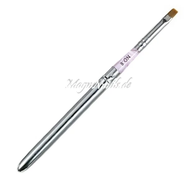 Designer Pinsel für Modellage Gr. 8 pink Nageldesign Nägel Nail