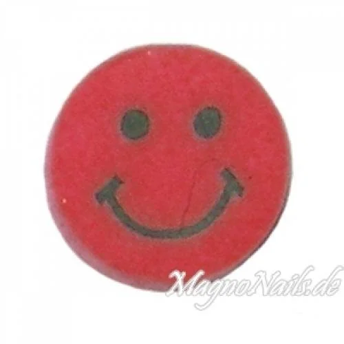 Fimo Stange - Smilie rot