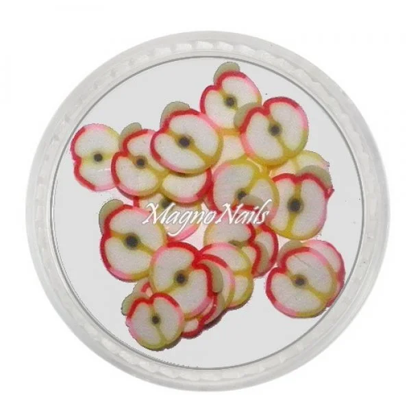 Einlegemotive - Fimo Früchte - Apfel Nails Nagel Nögel Nailart