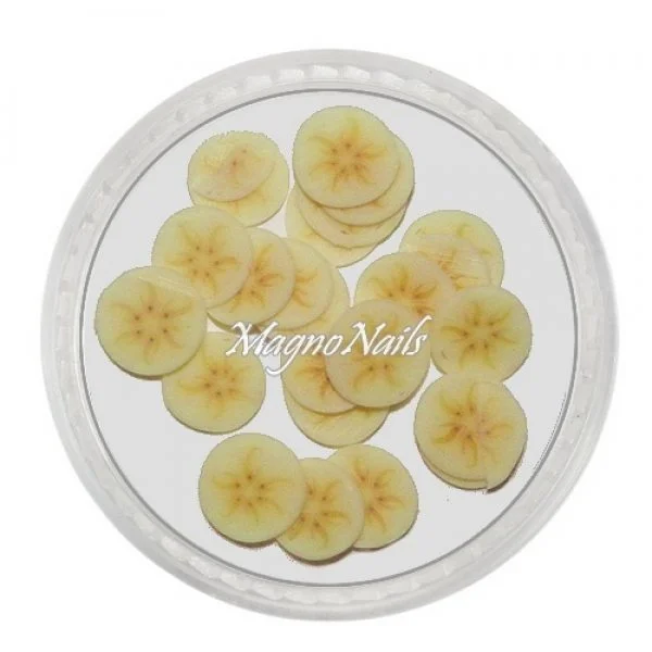 Einlegemotive - Fimo Früchte - Banane Nails Nagel Nögel Nailart