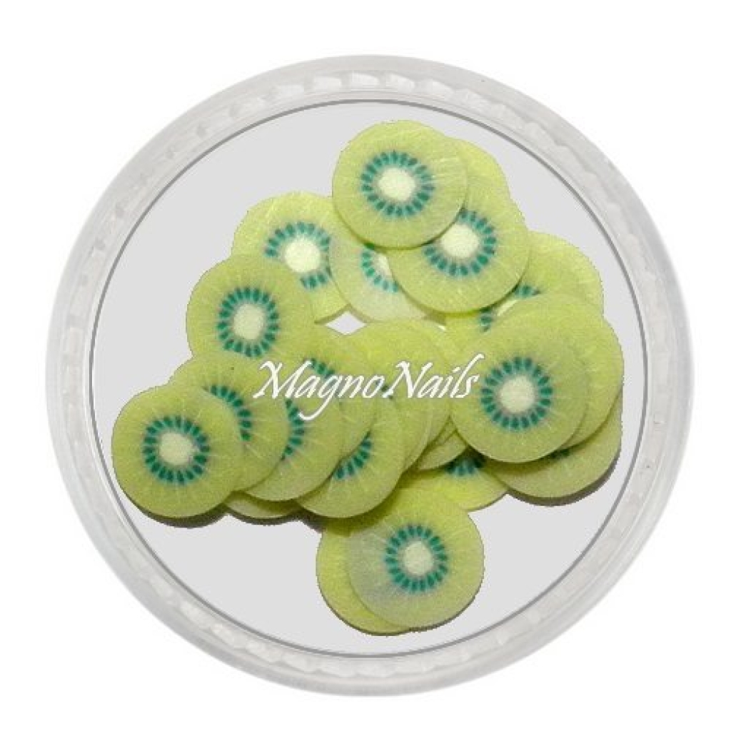 Einlegemotive - Fimo Früchte - Kiwi Nails Nagel Nögel Nailart