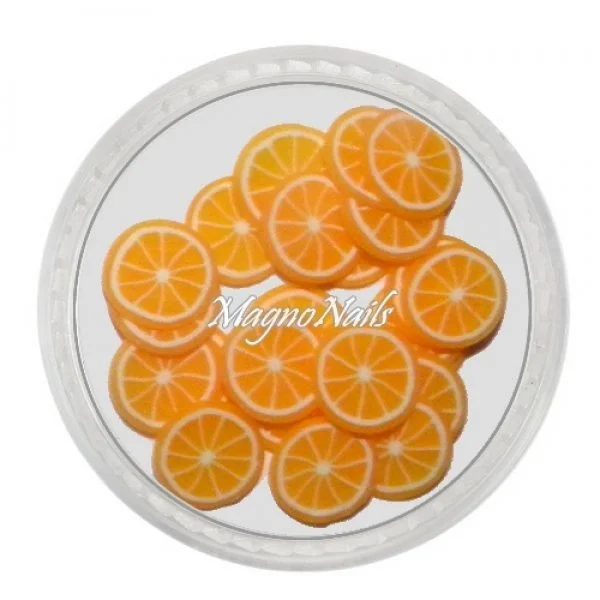 Einlegemotive - Fimo Früchte - Orange Nails Nagel Nögel Nailart