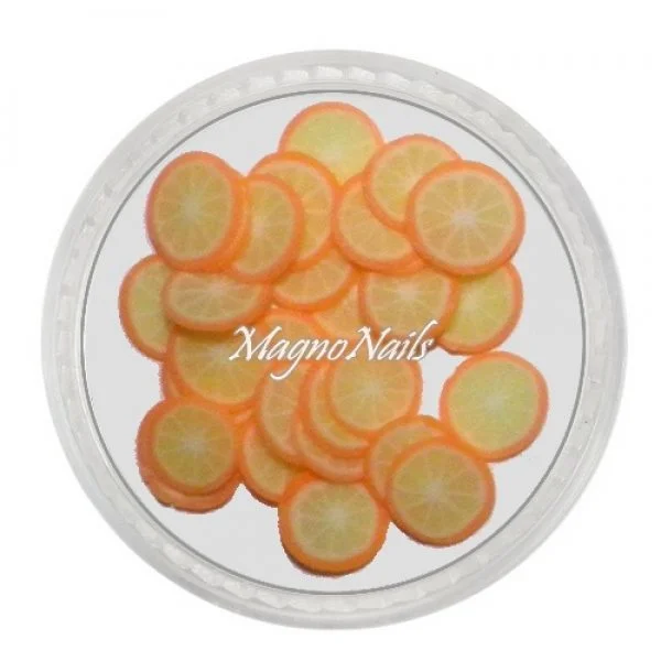 Einlegemotive - Fimo Früchte - Orange Nails Nagel Nögel Nailart