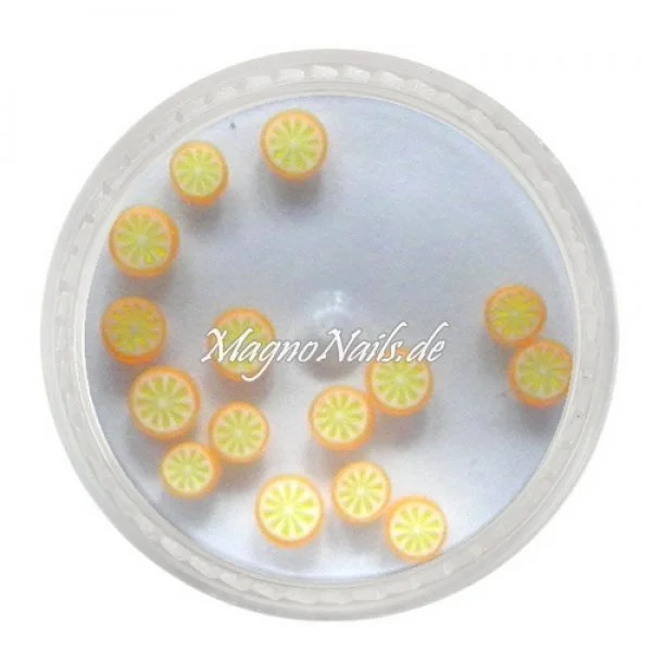 Einlegemotive - Fimo Früchte - Orangen klein Nails Nagel Nögel Nailart