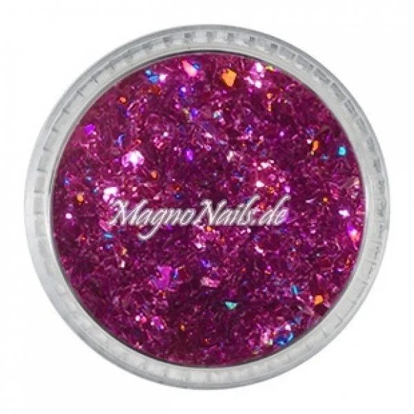Feine Glitter Flakes purpur hologramm Nails Nagel Nögel Nailart