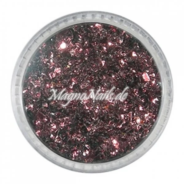 Feine Glitter Flakes dunkelbraun metallic Nails Nagel Nögel Nailart