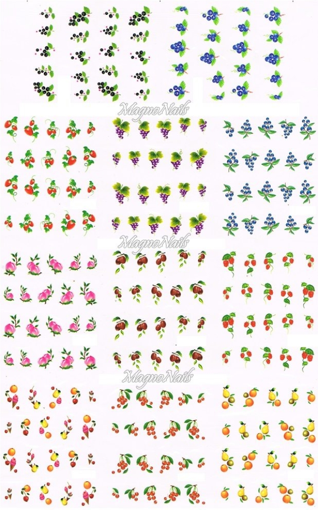 2D Nail Art Sticker