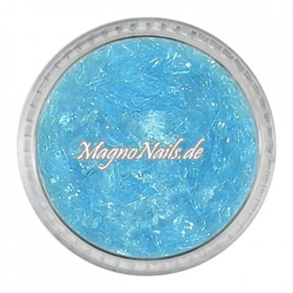 Glass Glitter - Glas Splitter - hellblau klar Nail Art Nails Nagel Nögel Nailart