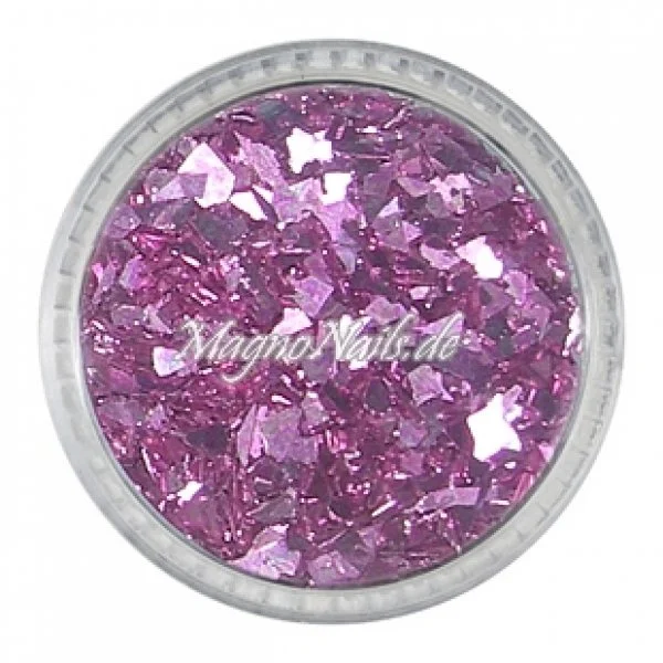 Glass Glitter - Glas Splitter - rosa Nail Art Nails Nagel Nögel Nailart