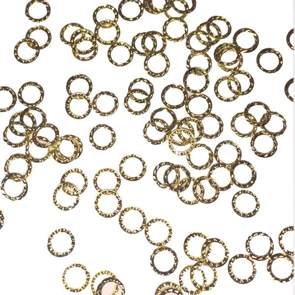 Einlegemotive - Overlays - Ringe gold Nails Nagel Nögel Nailart