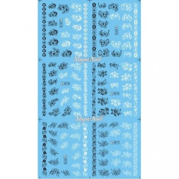 2D Nail Art Sticker