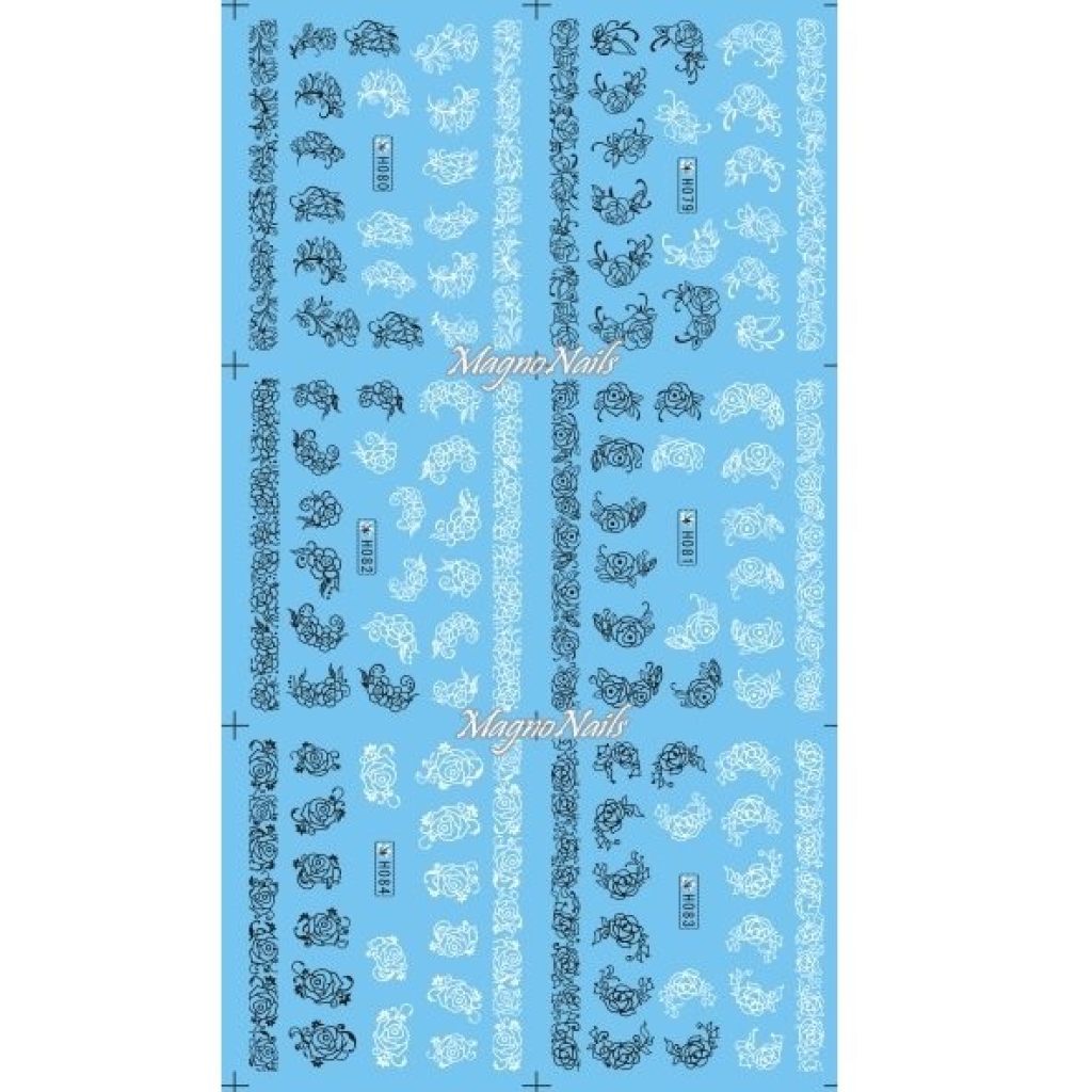 2D Nail Art Sticker